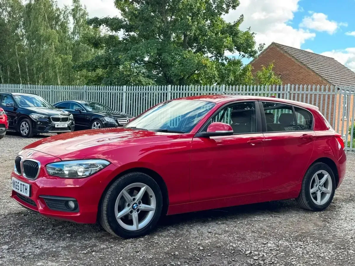 Used BMW 116 Impressive 2015 Red Hatchback