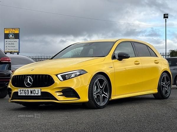 Used Mercedes A35 AMG Executive 2019 Yellow Hatchback
