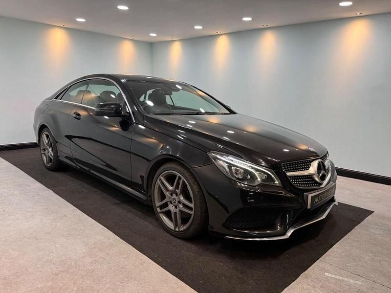 Used Mercedes E220 AMG line 2015 Black Coupe