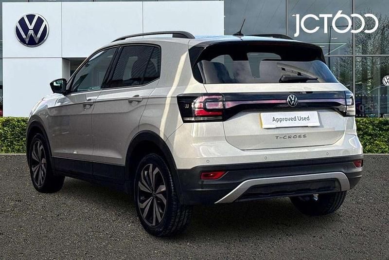 Used VW T-Cross Black Edition 95 HP (69 kW) 2023 Grey SUV