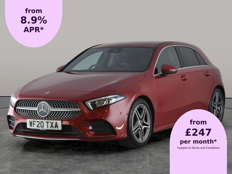 Red Used 2020 Mercedes A180 Executive Hatchback | £17,201 (Fair price) - Image 1/3