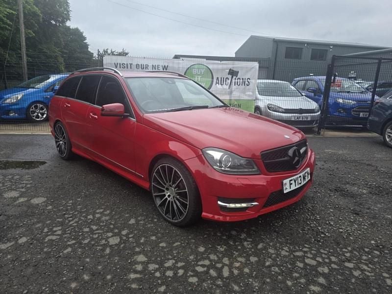 Red Used 2013 Mercedes C220 AMG Estate | £3,950 (Super price) - Image 1/4