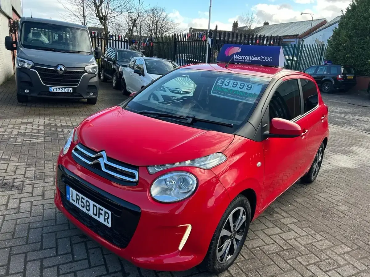 Begagnad Citroën C1 Flair 82 HK (60 kW) 2015 Röd Halvkombi