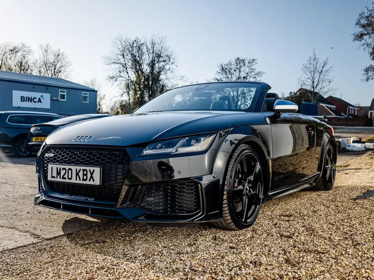 Usado Audi TT Roadster Performance 400 CV (294 kW) 2020 Negro Descapotable