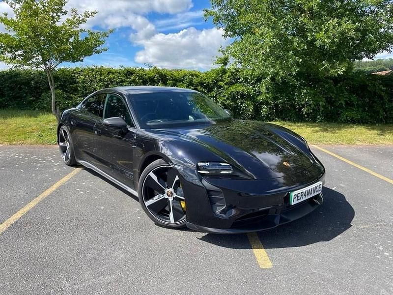 Black Used 2021 Porsche Taycan Performance Package Sedan | £62,490 - Image 1/4