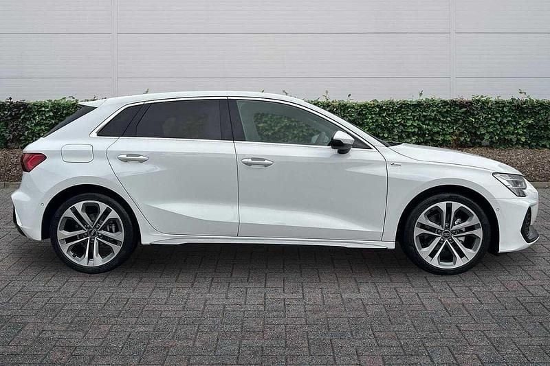 Used Audi A3 S-Line 2026 Glacier white, metallic Hatchback