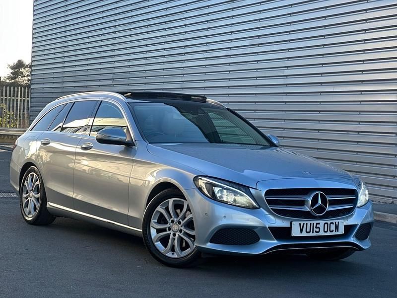 Used Mercedes C220 Premium 170 HP (125 kW) 2015 Silver Estate