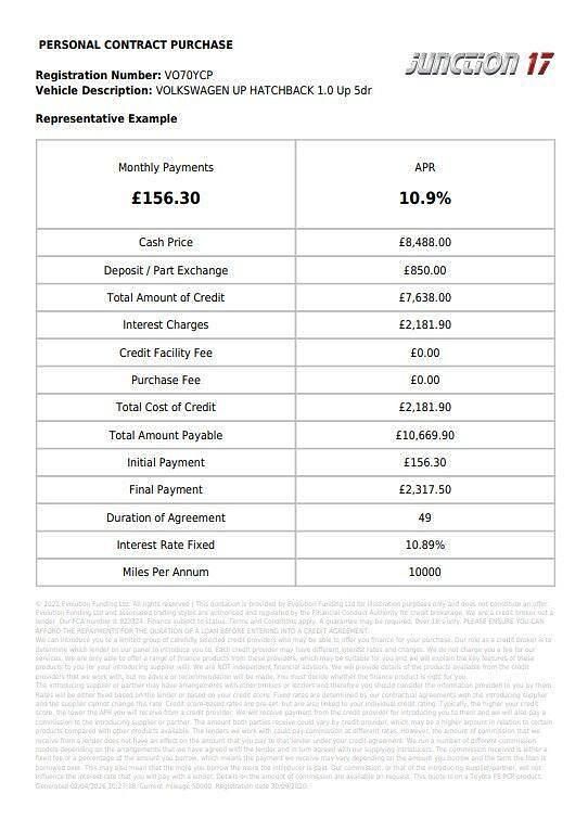 Usado VW up! S 60 HP (44 kW) 2020 Azul Citadino