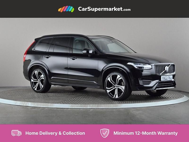 Black Used 2022 Volvo XC90 Ultimate SUV | £36,697 (Good price) - Image 1/4