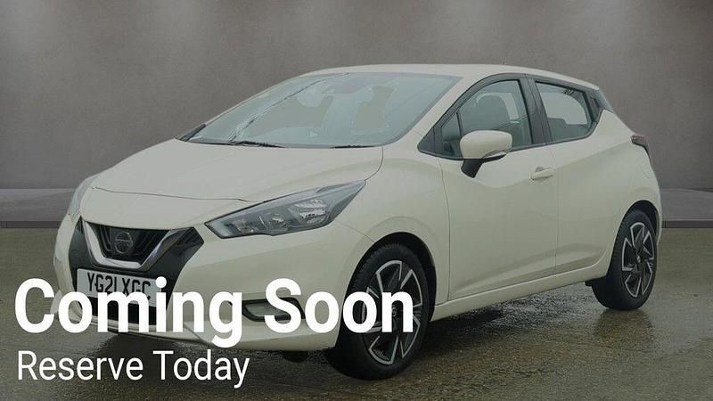 Used Nissan Micra Acenta 2021 White Hatchback