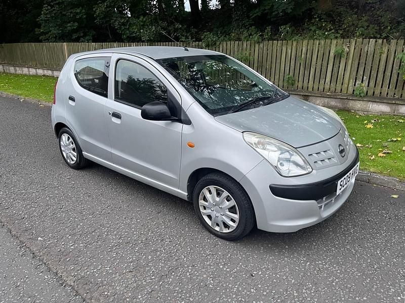 Silver Used 2009 Nissan Pixo Visia Hatchback | £1,675 (Fair price) - Image 1/4
