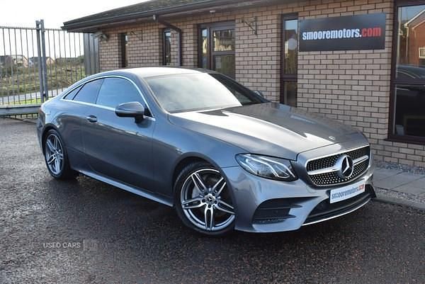 Grey Used 2019 Mercedes E220 AMG line Coupe | £18,950 (Fair price) - Image 1/4