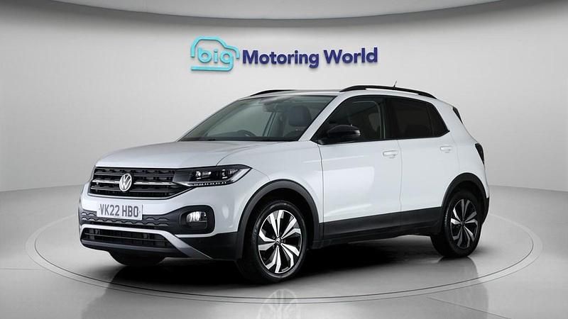 Used VW T-Cross Black Edition 110 HP (80 kW) 2022 White SUV