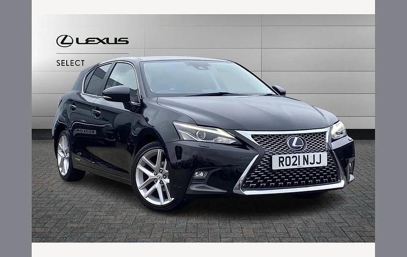 Used Lexus CT200h 136 HP (100 kW) 2021 Black Hatchback