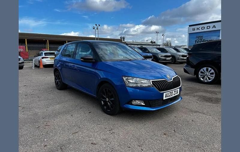Used Skoda Fabia Colour Edition 95 HP (69 kW) 2020 Blue Hatchback