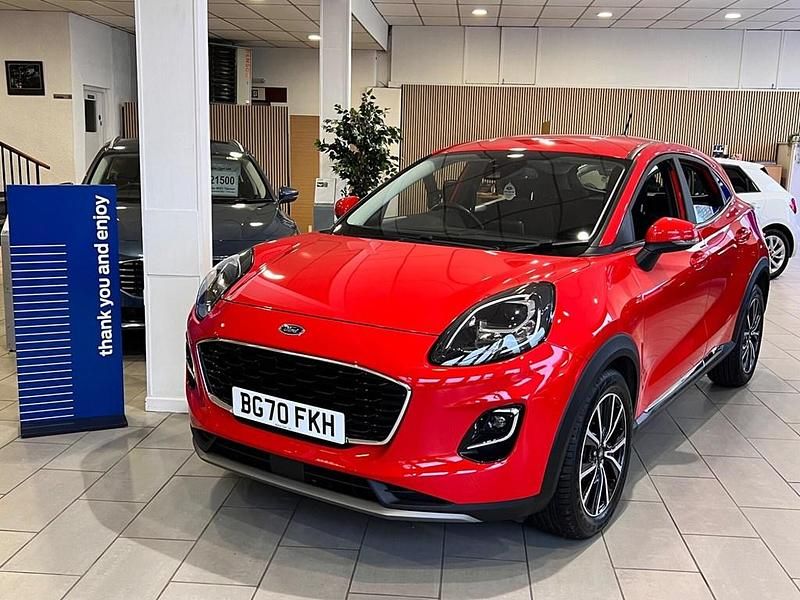 Used Ford Puma Titanium 125 HP (91 kW) 2020 Red SUV