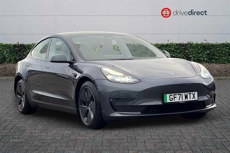 Grey Used 2021 Tesla Model 3 Long Range AWD Sedan | £23,448 (Fair price) - Image 1/4