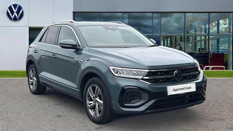Blue Used 2022 VW T-Roc R-line SUV | £24,044 (Fair price) - Image 1/4