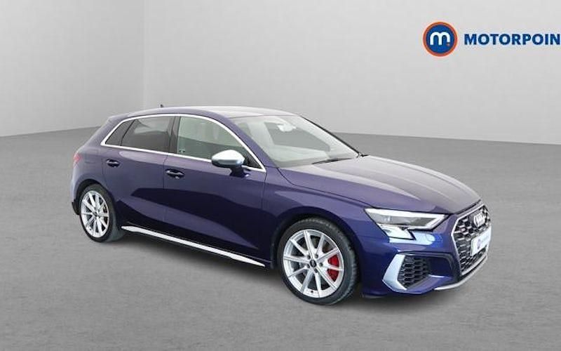 Blue Used 2023 Audi S3 Sportback Hatchback | £31,499 (Good price) - Image 1/4