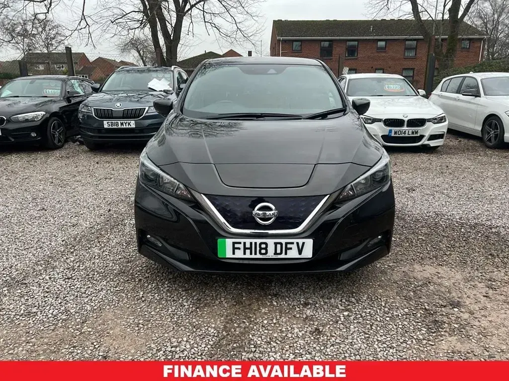 Used Nissan Leaf 110 kW (150 HP) 2018 Black Hatchback