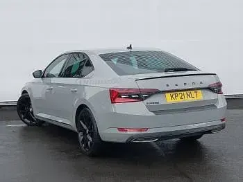Used Skoda Superb SportlinePlus 150 HP (110 kW) 2021 Grey Hatchback