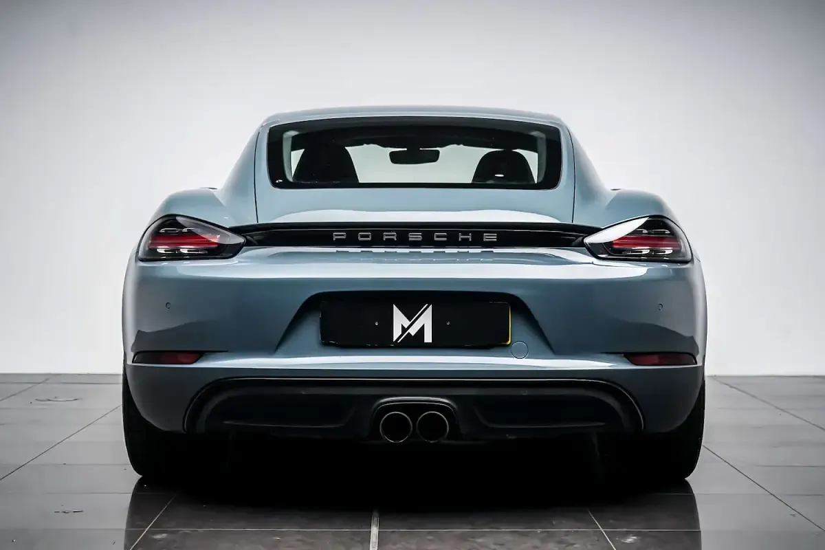 Used Porsche 718 350 HP (257 kW) 2017 Blue Coupe
