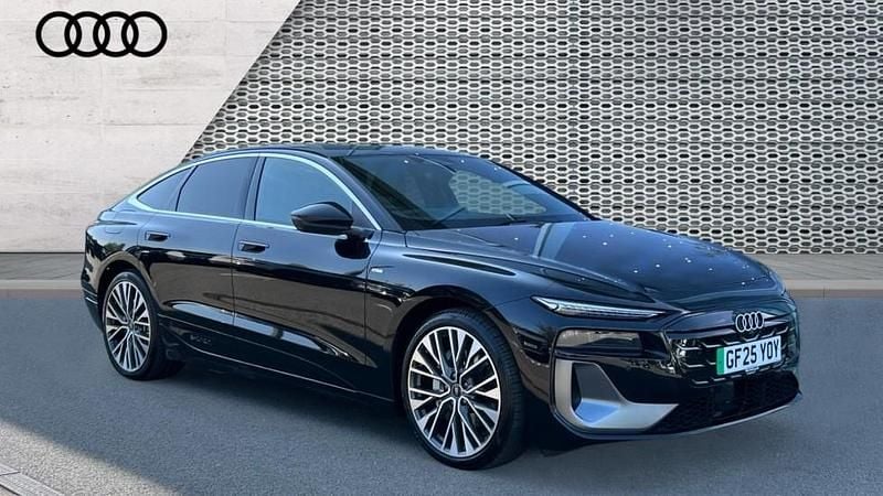 Black Used 2025 Audi A6 e-tron S-Line Estate | £59,990 - Image 1/4