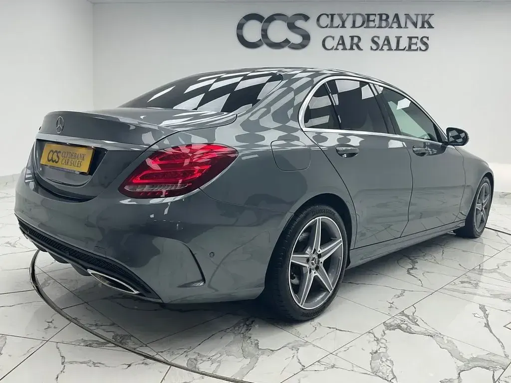 Used Mercedes C200 AMG line 184 HP (135 kW) 2017 Grey Sedan