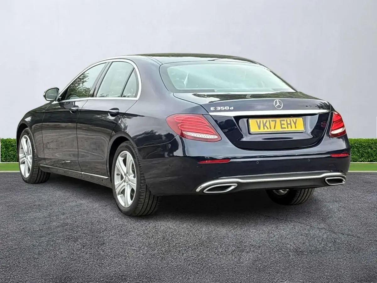 Used Mercedes E350 SE 2017 Blue Sedan