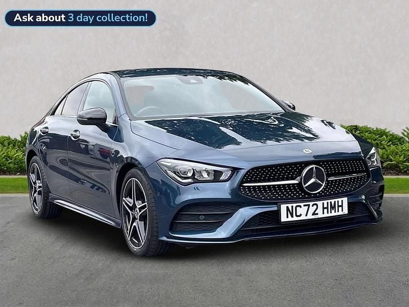 Blue Used 2022 Mercedes CLA180 AMG Line Premium Sedan | £25,499 (Fair price) - Image 1/4