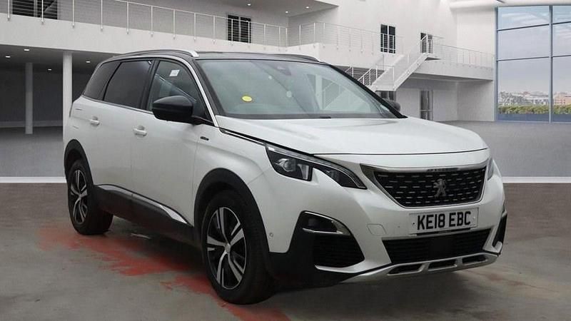 White Used 2018 Peugeot 5008 GT-line MPV | £15,990 (Fair price) - Image 1/3