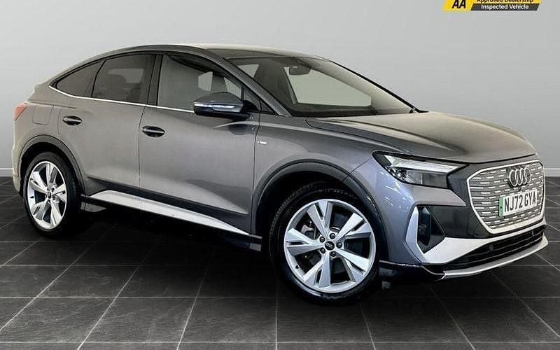Used 2023 Audi Q4 Sportback e-tron S-Line SUV | £26,795 (Fair price) - Image 1/2