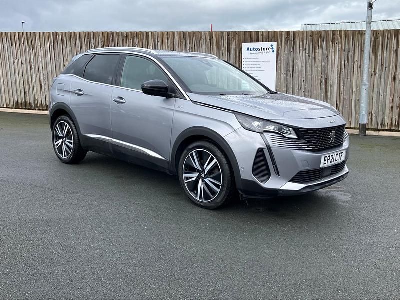 Grey Used 2021 Peugeot 3008 Premium Hatchback | £18,750 (Expensive) - Image 1/4