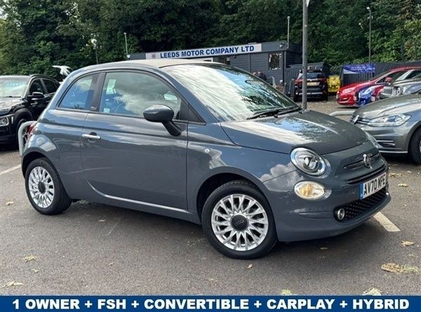 Grey Used 2020 Fiat 500 Lounge Cabriolet | £9,495 (Fair price) - Image 1/1