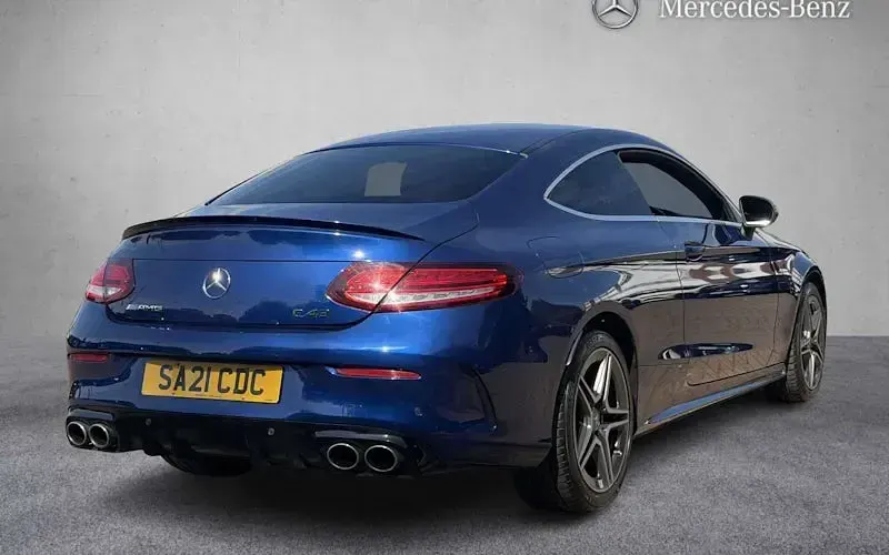 Used Mercedes C43 AMG AMG 390 HP (286 kW) 2021 Blue Coupe