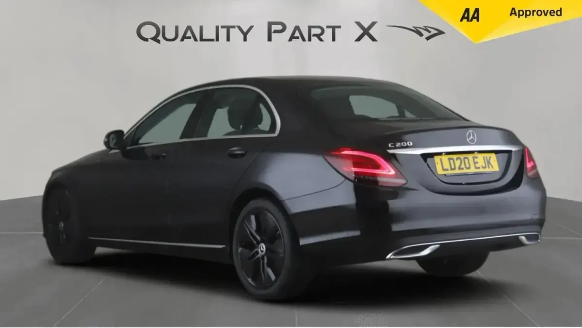 Used Mercedes C200 198 HP (145 kW) 2020 Black Sedan