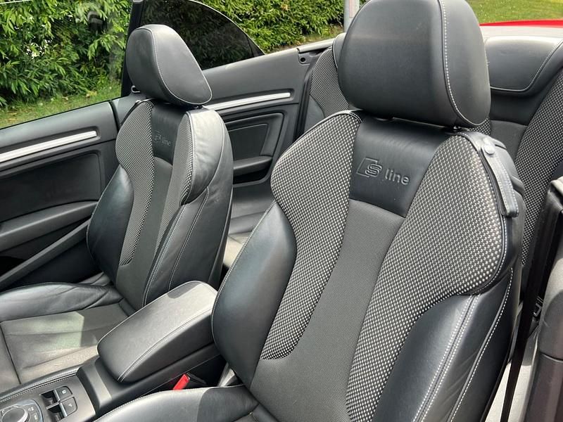 Used Audi A3 Cabriolet S-Line 150 HP (110 kW) 2014 Red Cabriolet