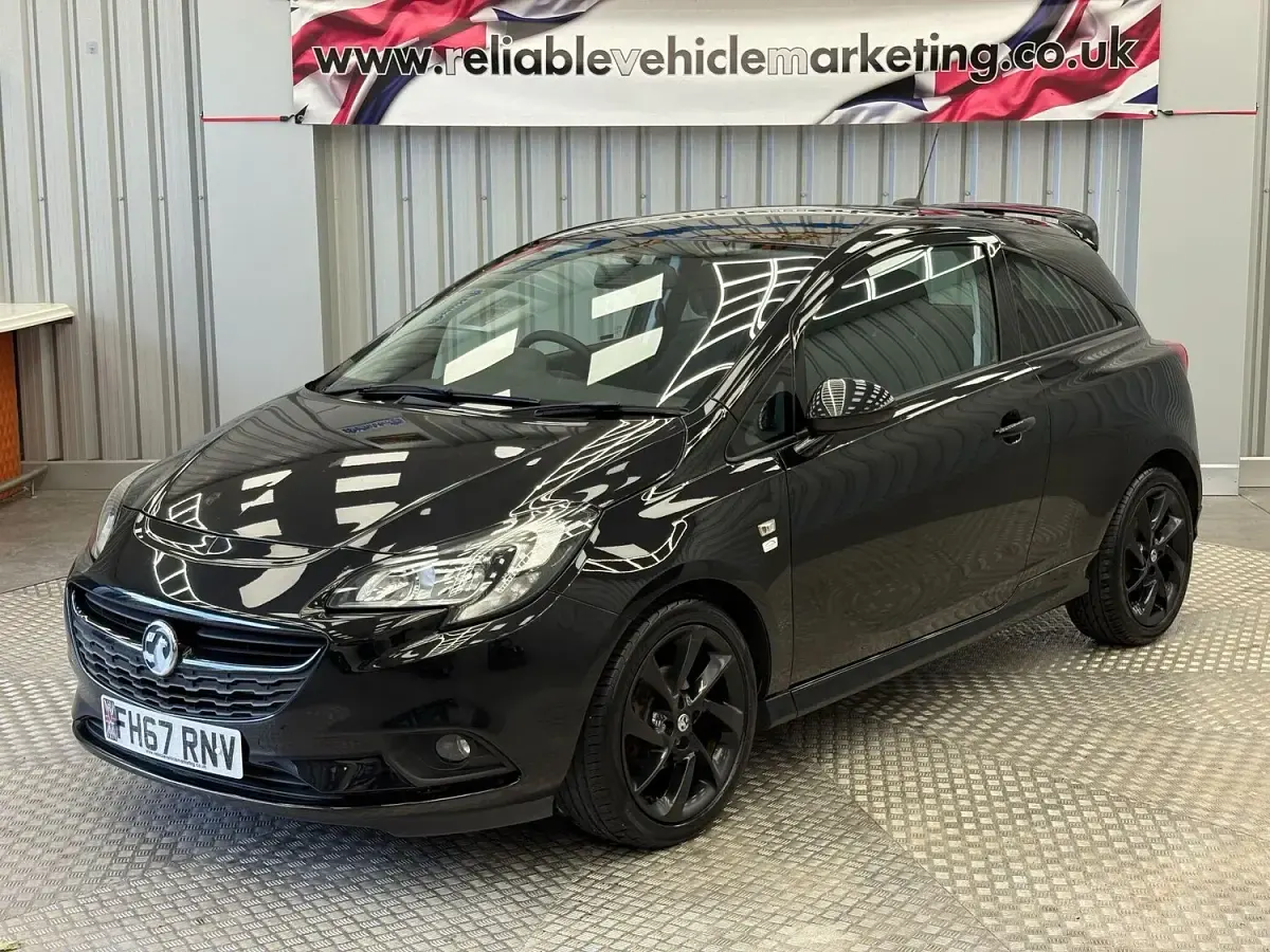 Used Vauxhall Corsa Edition 75 HP (55 kW) 2018 Black Hatchback