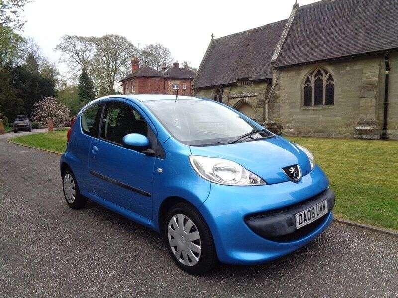Blue Used 2008 Peugeot 107 Hatchback | £4,495 (A bit pricey) - Image 1/4