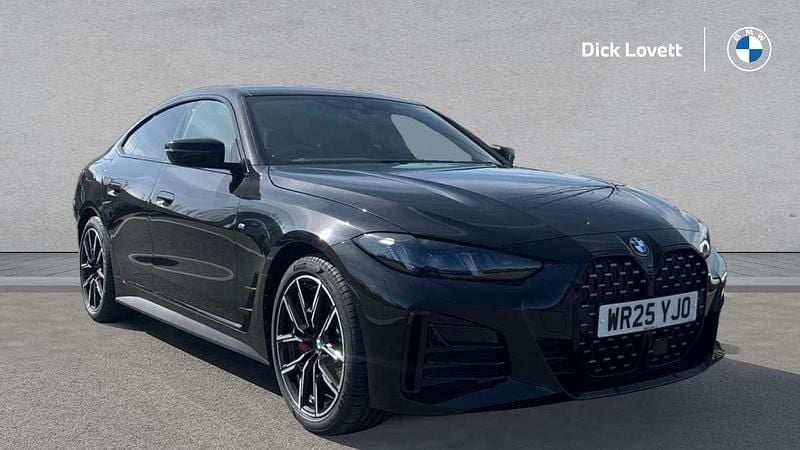 Black Used 2025 BMW 420 M Sport Coupe | £39,990 (Good price) - Image 1/4