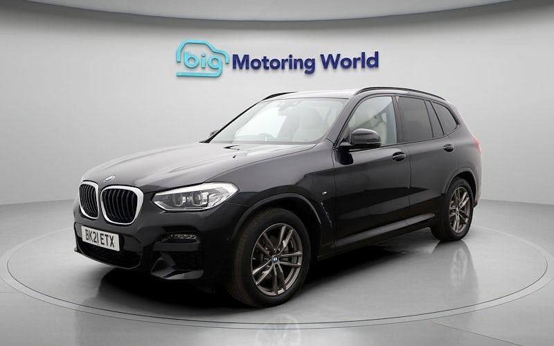 Used BMW X3 M Sport 190 HP (139 kW) 2021 Black SUV
