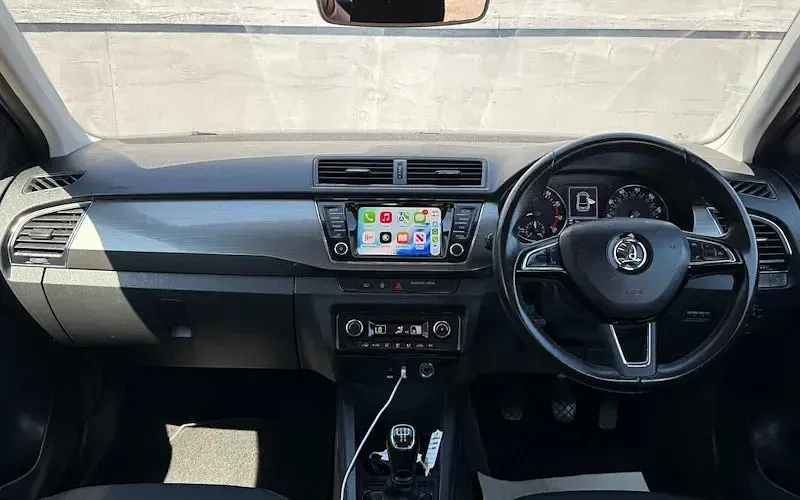 Used Skoda Fabia SE L 95 HP (69 kW) 2018 Blue Hatchback