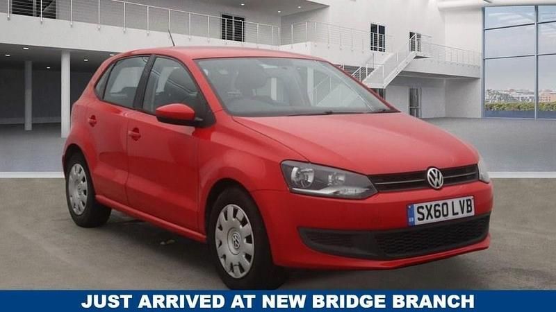 Used VW Polo SE 60 HP (44 kW) 2010 Red Hatchback