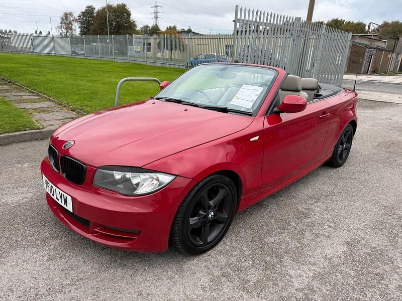 Red Used 2010 BMW 118 Cabriolet Sport Line Cabriolet | £2,695 (Fair price) - Image 1/4