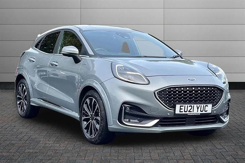 Solar silver Used 2021 Ford Puma ST-Line Hatchback | £15,500 (Fair price) - Image 1/3