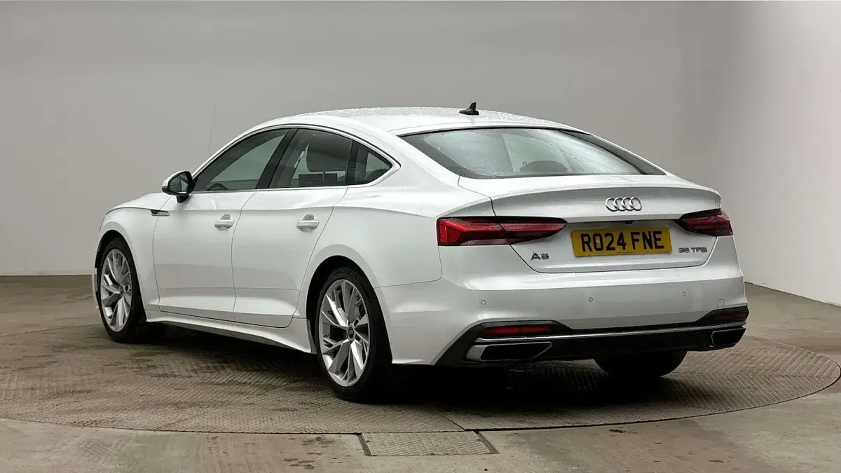 Used Audi A5 Sportback Sport 150 HP (110 kW) 2024 White Hatchback