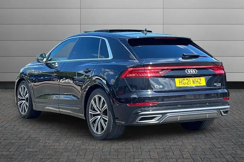 Used Audi Q8 S-Line 282 HP (207 kW) 2021 Mythos black SUV