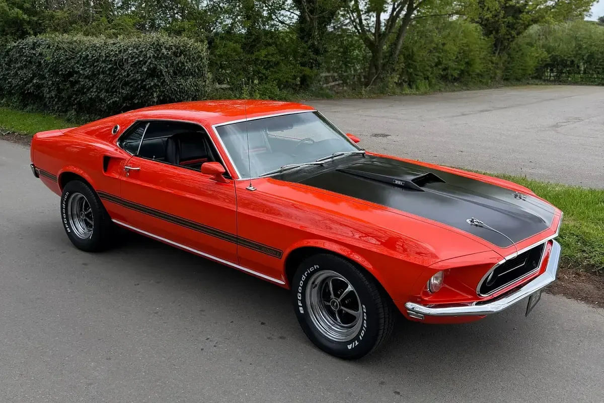 Used Ford Mustang Fastback 1971 Orange Cabriolet