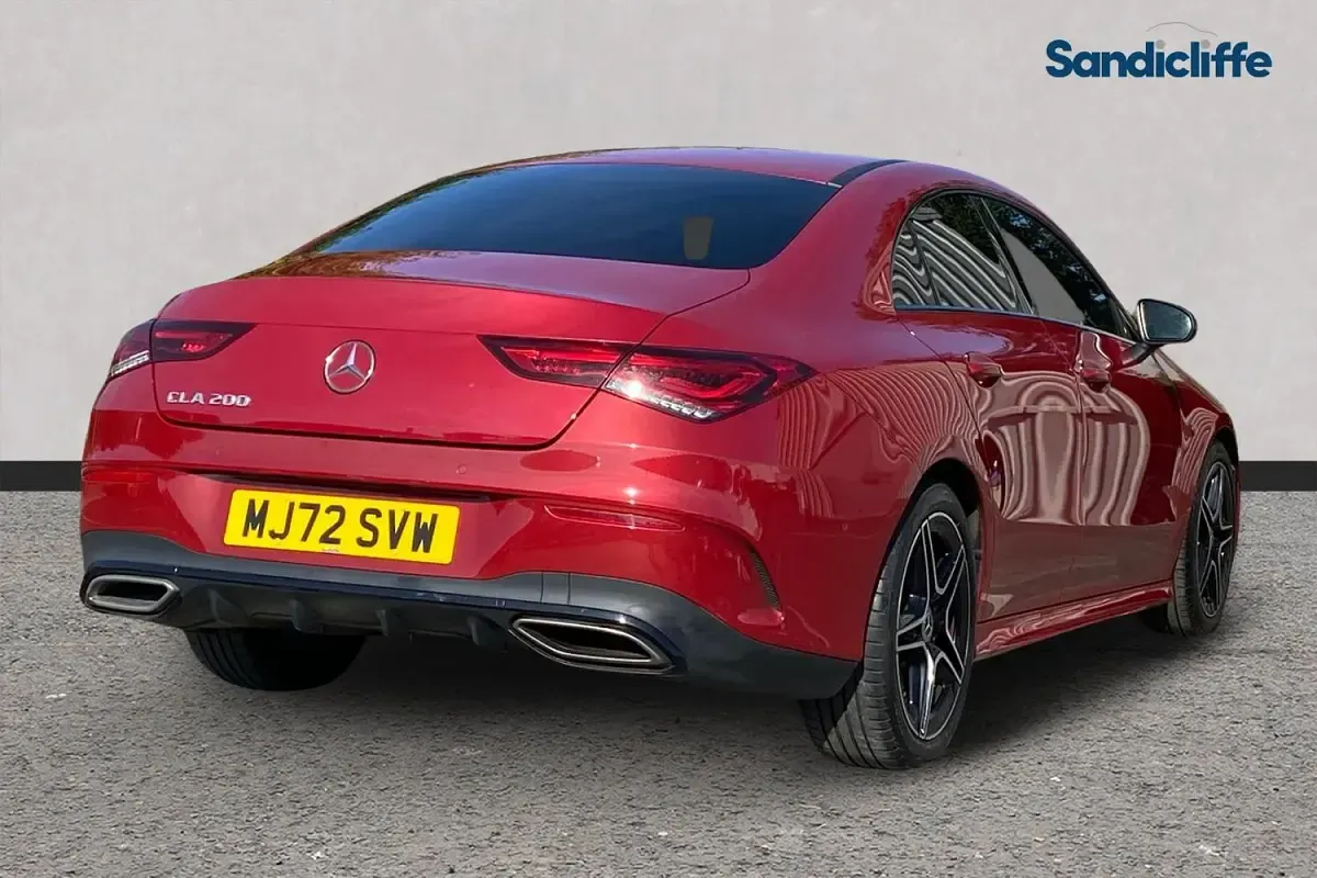 Used Mercedes CLA200 Executive 163 HP (119 kW) 2023 Red Coupe