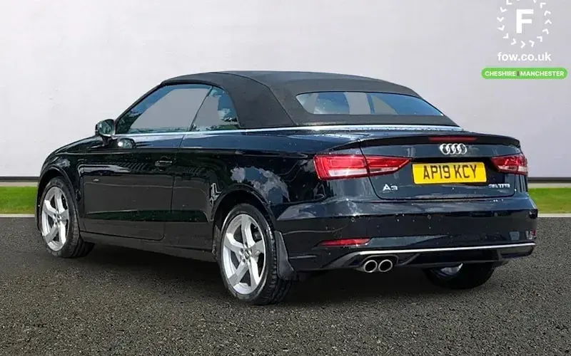 Used Audi A3 Cabriolet Sport 150 HP (110 kW) 2019 Black Cabriolet